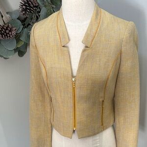 Vintage Blazer by The Limited Tan with Gold Accents